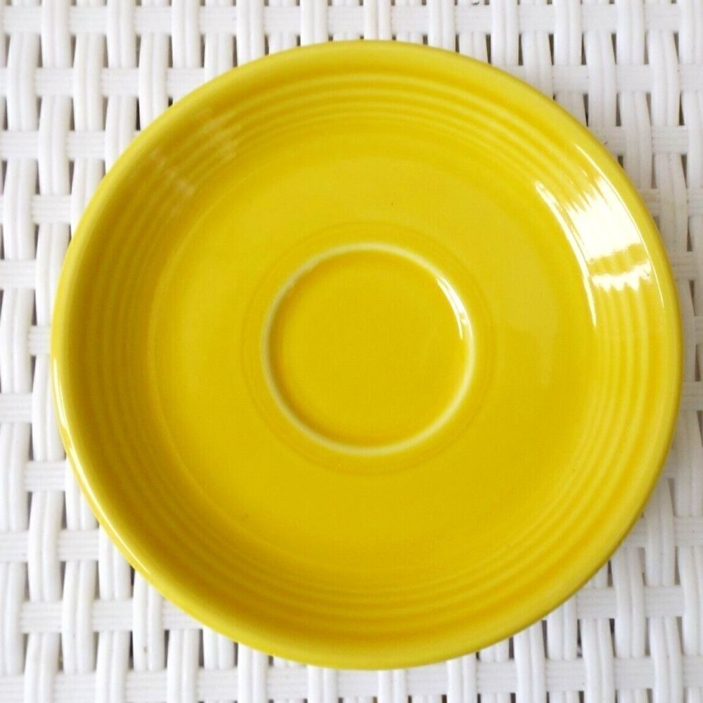 Fiestaware Marigold orange 6 inch saucer discontinued 2012